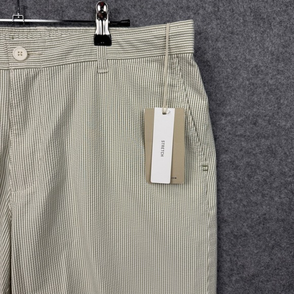 Tommy Bahama Nova Wave Sand Stripe 9 Shorts Mens XL Palm Green ST890044 New - Picture 7 of 13